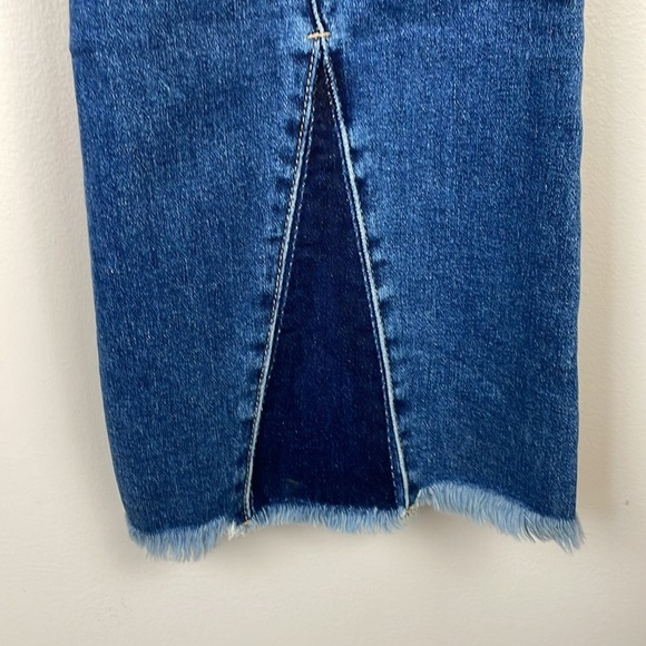 NWOT KanCan Womens Jeans SZ 22 Stretch Flare Distressed Bottom Unique High Rise - Picture 10 of 13